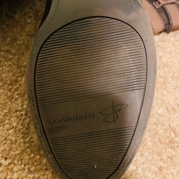 B. Makowsky Brown Leather riding boots Size 10 - Picture 9 of 16